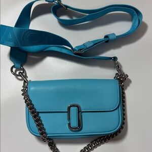 Marc Jacobs Blue Crossbody Bag with Chain strap
